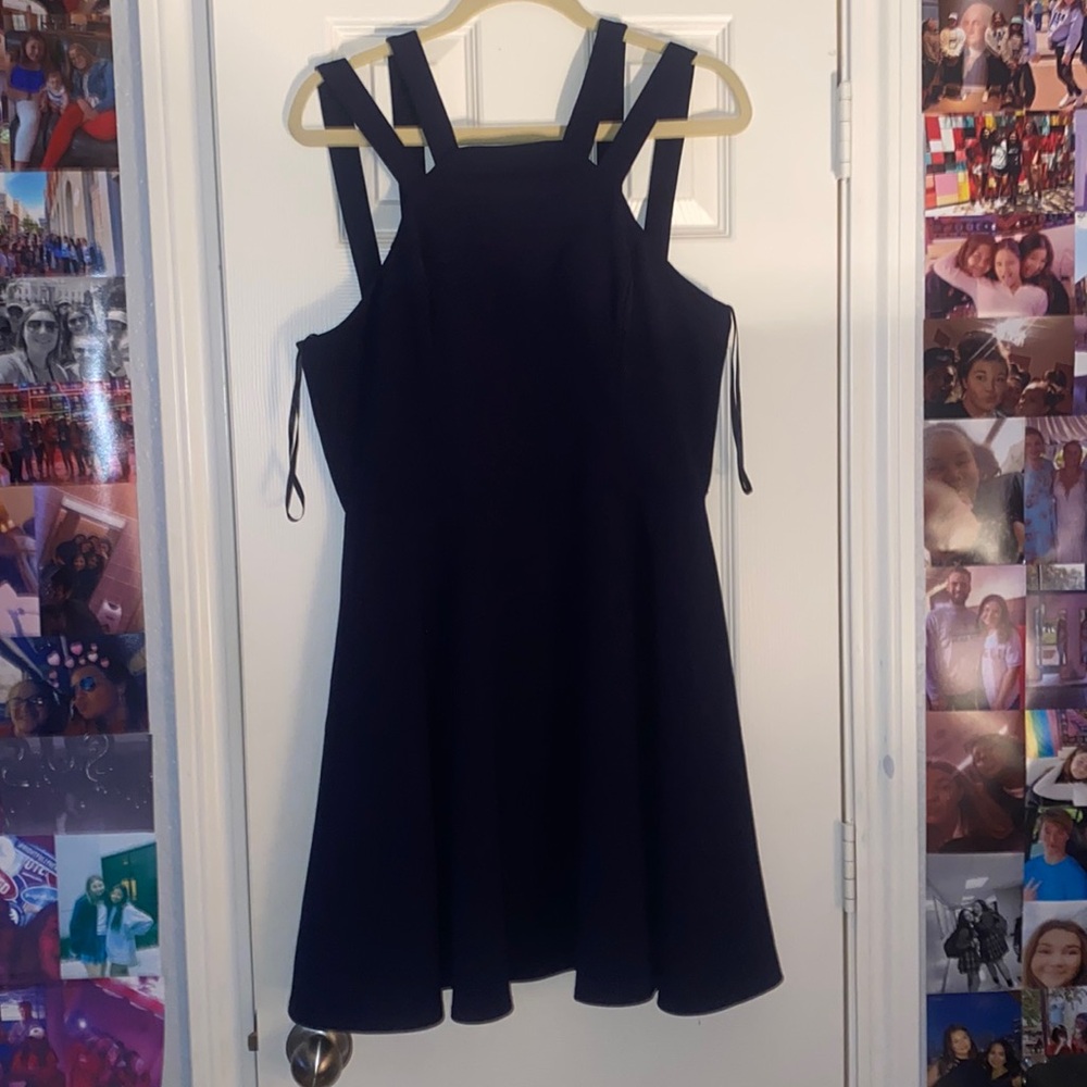 2 strap fit and flare dress.
